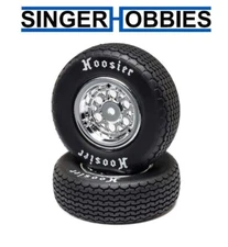 LOSI LOS-2418 Front Tire Set, Mounted, Hard: 22S Sprint HH