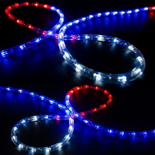 USA RWB 8-Mode LED Outdoor Waterproof Rope Light 10' 25' 50' 100' 150' 300'ft - Picture 7 of 7