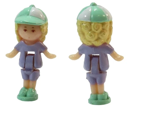 1992 Vintage Polly Pocket Doll Ladybird Pen Pal - Polly Bluebird Toys