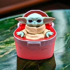 Star Wars The Mandalorian Grogu Baby Yoda Products Inc. Stunt RC Hover Pram
