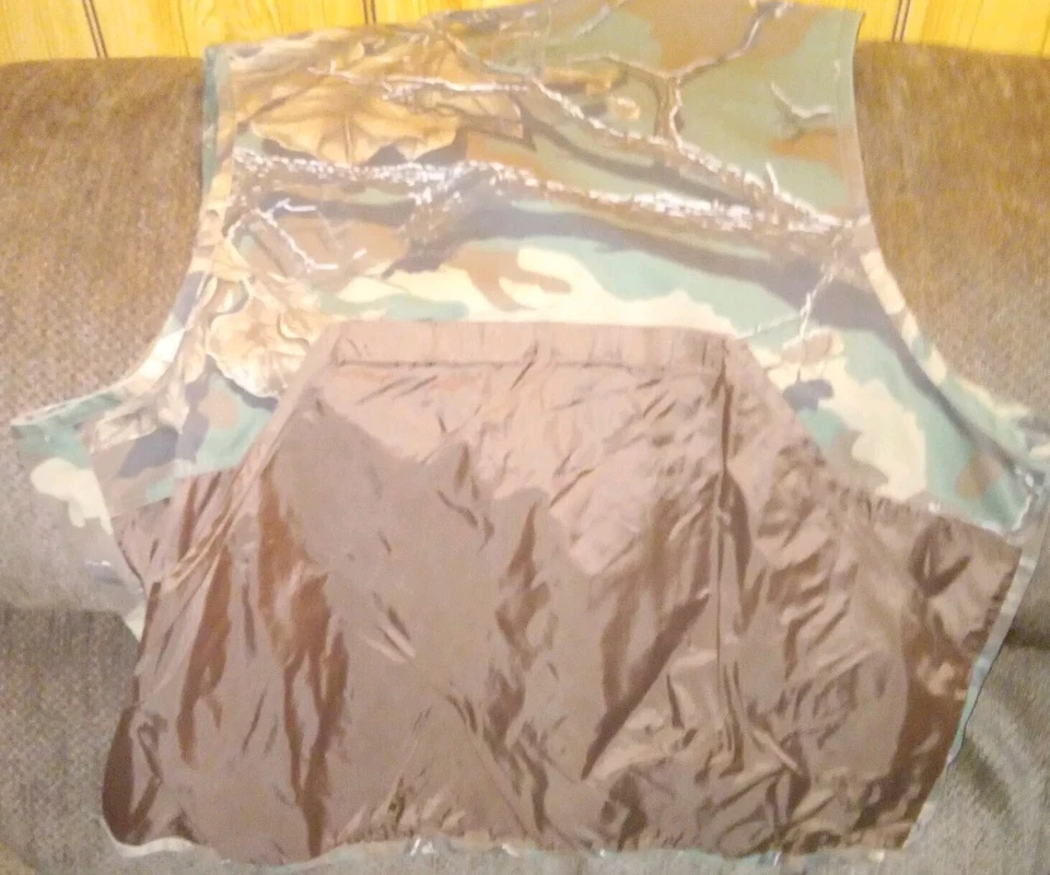 Vintage Woodland Plus Camouflage Turkey Hunting Vest XXl - Image 3 of 4