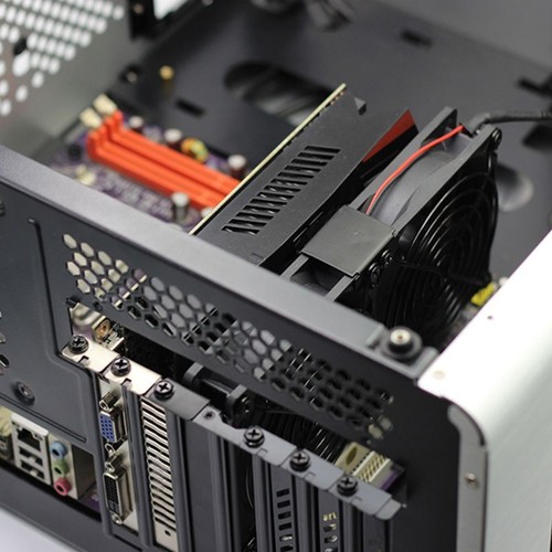 Universal VGA Cooler Dual 80mm Graphics Card Heatsink Fans GPU Radiator - Picture 11 of 13