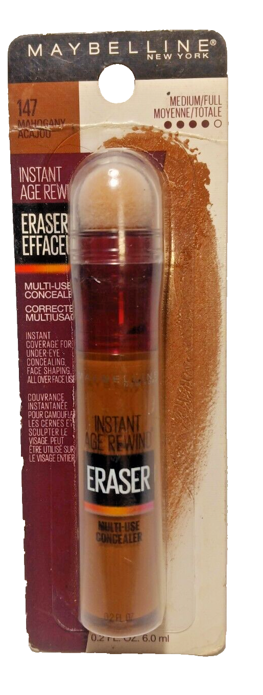 New Maybelline Instant Age Rewind Eraser Concealer 147 Mahogany (0