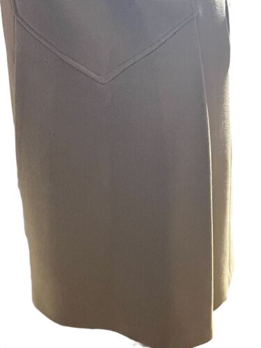 vintage 50s 1950s wool coat with mink collar - Picture 3 of 6