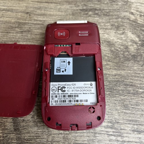 Doro PhoneEasy 626 Flip Phone Consumer Cellular ⚠️NO BATTERY⚠️ - Picture 5 of 6