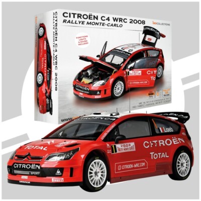 IXO Collections Full Kit Citroën C4 WRC 2008 Red 1:8 Scale Metal Kit IXC.CC4.FK
