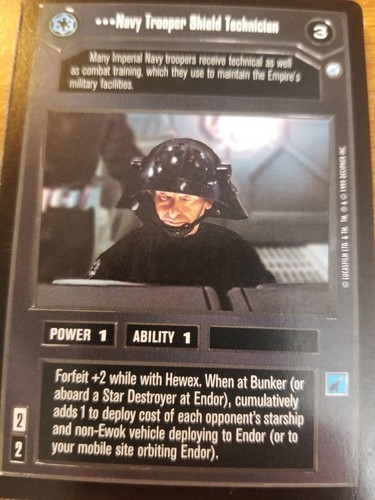 Star Wars CCG Endor SINGLES BASICS Select Choose NrMint-MINT SWCCG - Picture 104 of 133