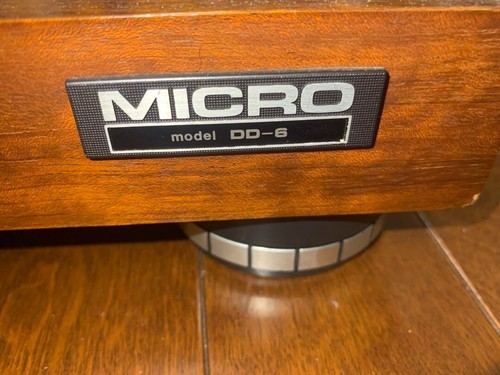 MICRO Seiki DD-6 Direct Drive Turntable – Vintage – As-Is - Picture 4 of 8