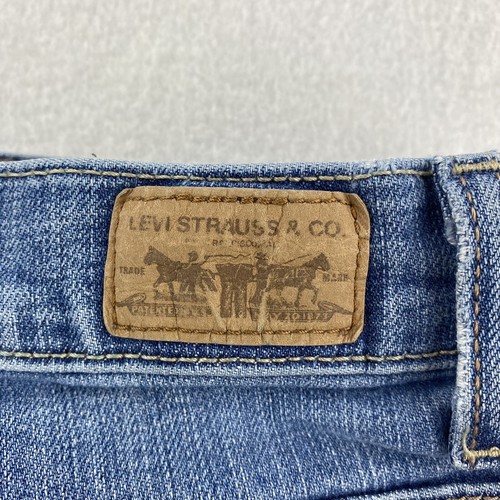 Levi's Jeans Women 12S Blue 512 Bootcut Flap Pockets Perfectly Slim Preppy Denim - Picture 8 of 15
