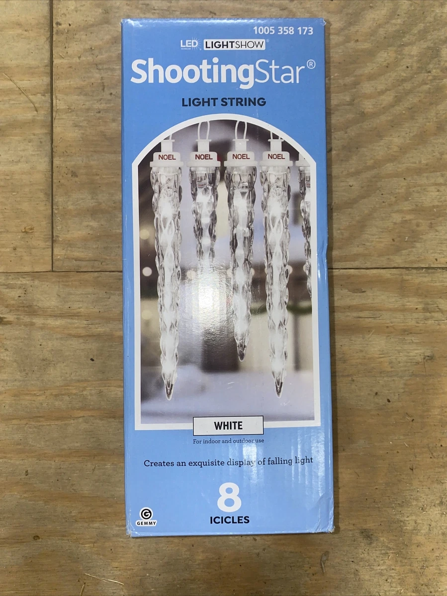 Gemmy shooting outlet star icicle lights
