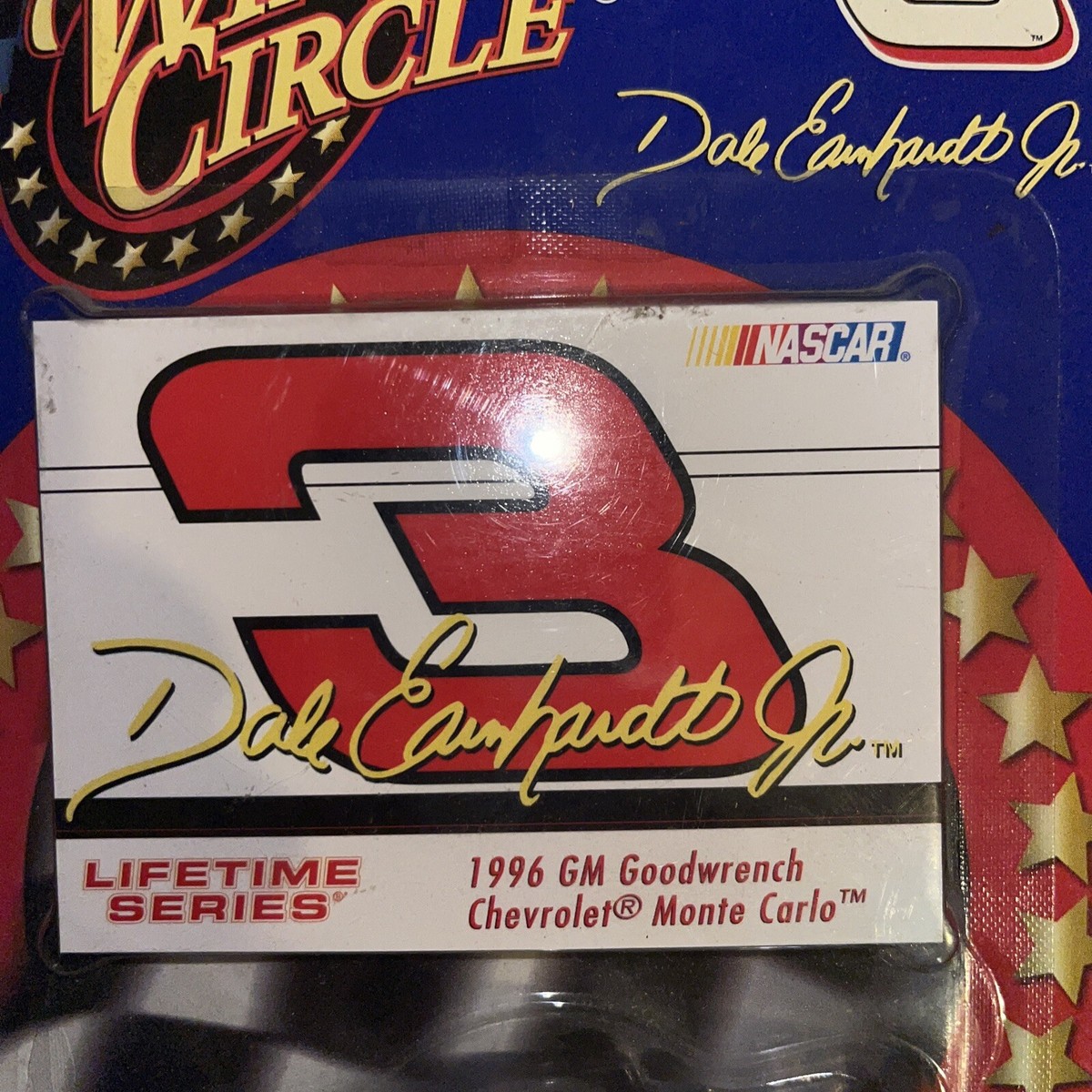 デイル・アーンハート 3点セット モンテカルロ 1996 モノグラム ステッカー Winner's Circle 1996 Dale Earnhardt Jr.#3 GM Goodwrench