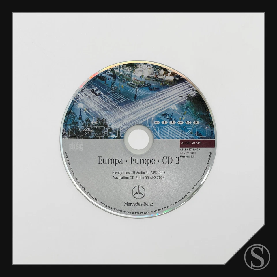 Mercedes-Benz Europa Navigations-CD AUDIO 50 APS 2008 A2118271665  CLS E SLK - Bild 4 von 4