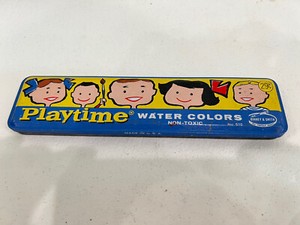 Vintage Playtime Water Colors Binney & Smith No. 515 USA  