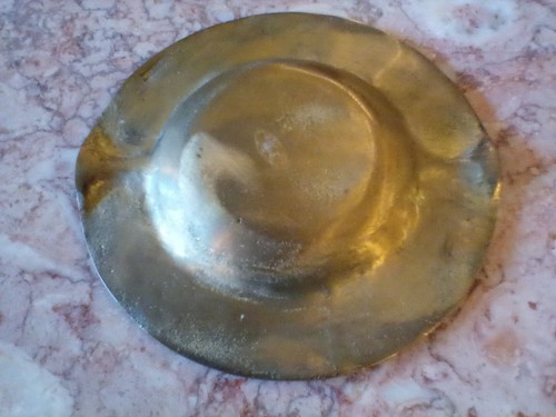 VINTAGE BRASS DOLPHIN ASHTRAY 6.25" 1lb MCM BEACH DECOR BOHO - Picture 11 of 11