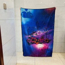 Stitchs Anime Throw Blanket Plush Warm Cartoon Decoration Kids Home Blankets
