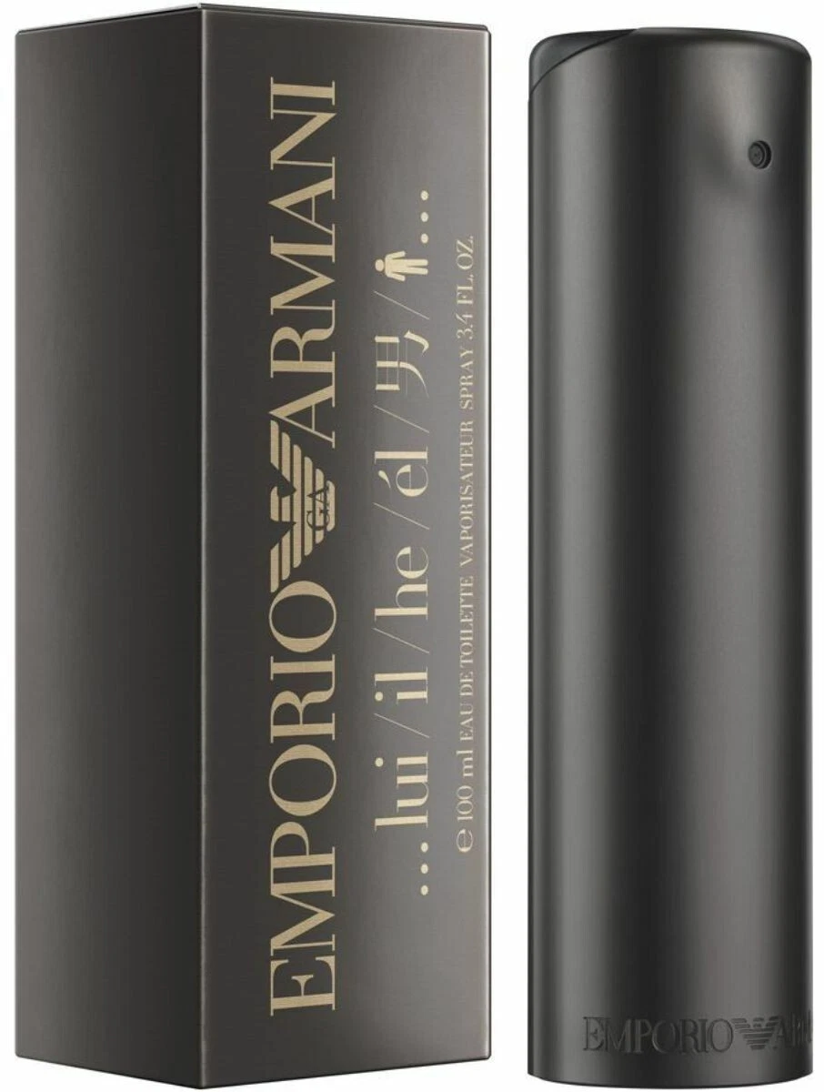 Emporio Armani He by Giorgio Armani cologne for men EDT 3.3 / 3.4 