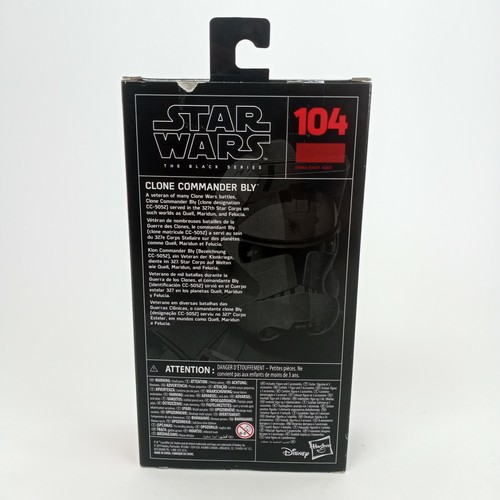 Star Wars: The Black Series - Clone Commander Bly - #104 - 6-Inch - Picture 2 of 3