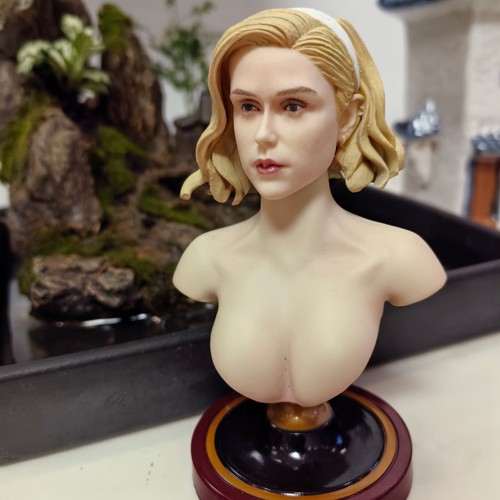 1/6 Female Curly Hair Beauty Head Sculpt Carved For 12"Action Figure Body Toys - Picture 4 of 4