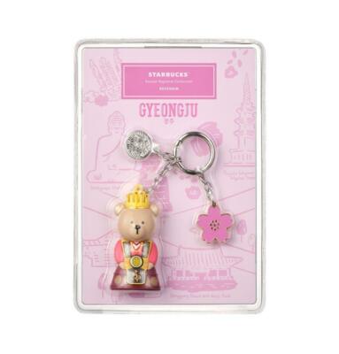 韓国スタバ★[25VDAY] ToteBag + Bunny&Ribbon Keychain SET 韓国スタバ☆[地域MD] Annyeong Chungcheong Bearista Keychain