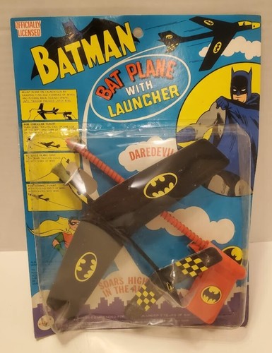 Batman Bat Plane with Launcher 1976 Factory New Sealed