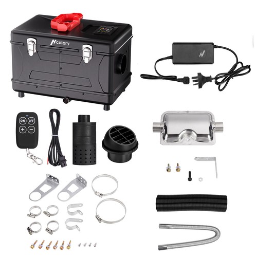 Hcalory® 5KW-8KW bluetooth Diesel Air Heater 12V Caravan W/ 240V AC Converter - Picture 8 of 8