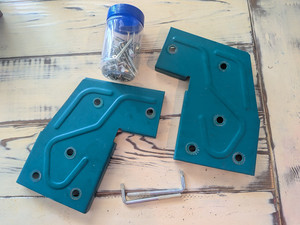OEM Backyard Discovery swing set A-frame bracket removed from a Backyard Discove