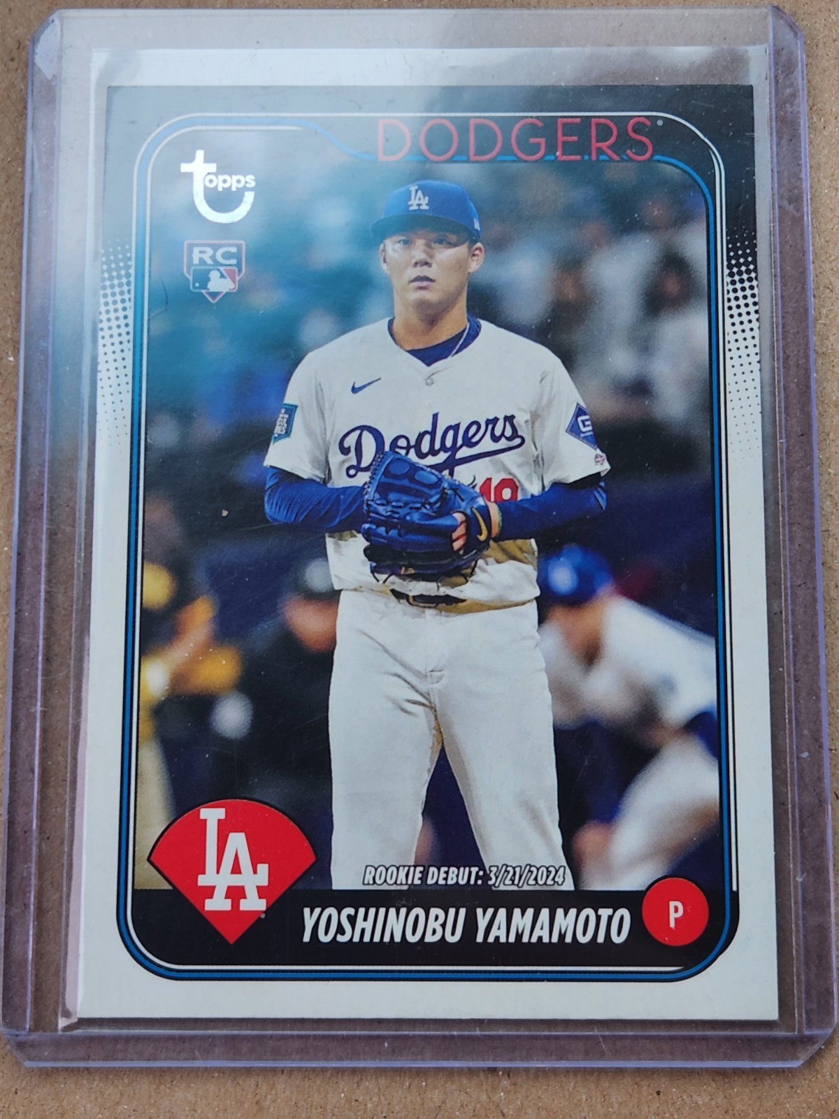2024 Topps Update Yoshinobu Yamamoto Vintage Stock /99 Rookie RC Debut US149