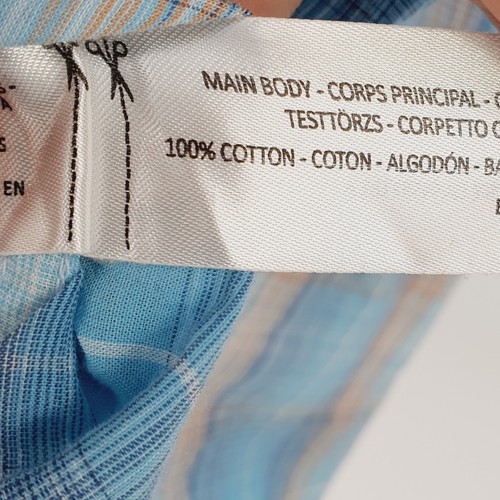Ariat Womens Western Plaid Pearl Snap Long Sleeve Blue Tan Button Up Rustic XXL - Picture 8 of 8