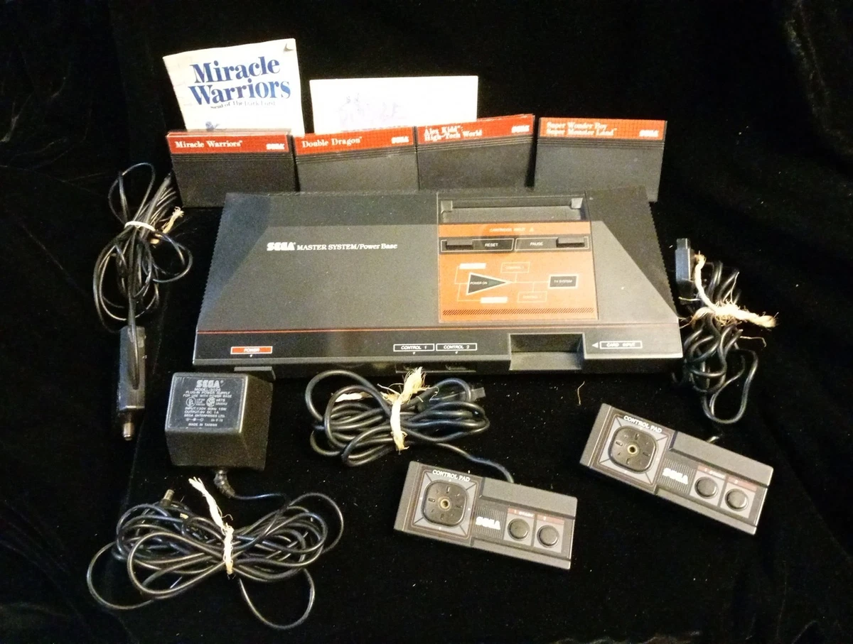 Sega Master System Model 3010-A Console Set- CPLT RESTORED
