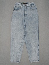 OE11434 VINTAGE 1980s SASSON HIGH WAIST WOMENS JEANS sz9; STONEWASHED
