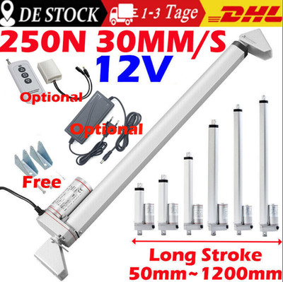 12V Linearantrieb Elektrisch Linear Actuator Schnelle Geschwindigkeit 30mm/s