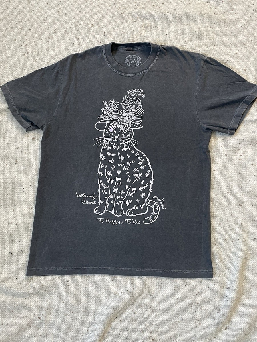 Mitski Nothing's About To Happen To Me Cat T-Shirt Distressed