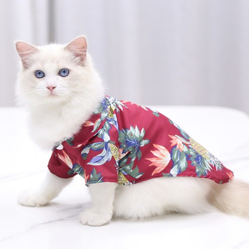 Camisas para gatos y perros suministros para mascotas vestir al aire libre ropa delgada de invierno cálida XS-5XL - Imagen 24 de 40