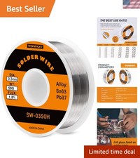 High Purity 63-37 Tin Lead Rosin Core Solder Wire 50g - Perfect for Electronics