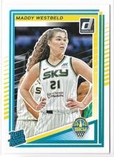 2025 Donruss WNBA Rated Rookie #98 Maddy Westbeld RC Chicago Sky Notre Dame
