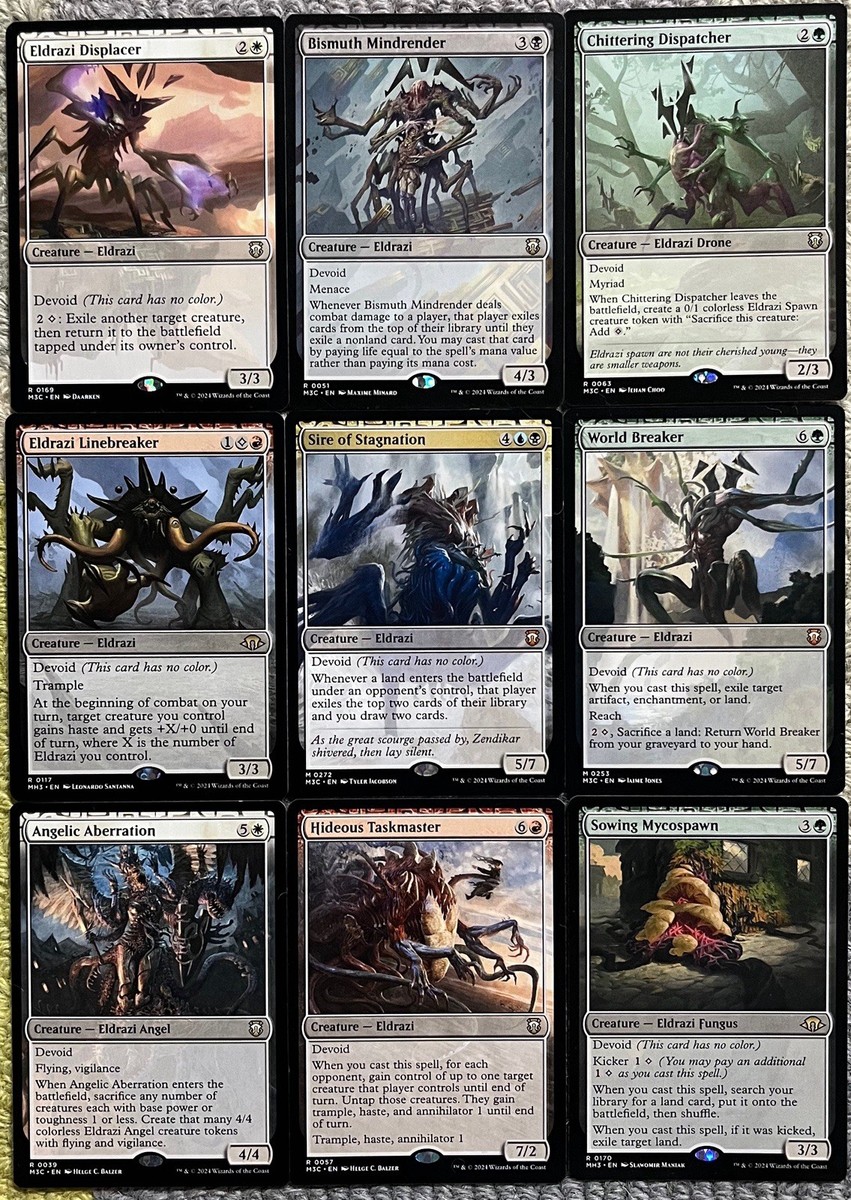 mtg commander eldrazi deck Masters - Unbound Theme The Gathering Eldrazi commander deck MH3 spoilers