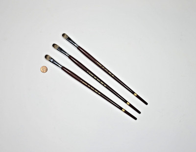 L5520-14 Langnickel Royal Sable Long Handle Long Filbert 3 pc. set- 15% discount