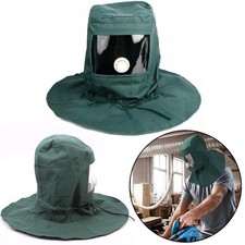 Sandstrahlhaube Maske Sandstrahler Anti Werkzeuge Helm Schutz Wind Schutzmaske