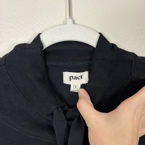 Pact Organic Cotton Airplane Colorblock Sweatshirt Size Medium Soft Comfy - Picture 4 of 6