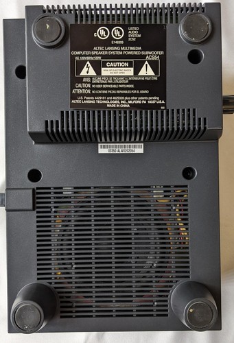 Altec Lansing ACS54 Multimedia Speaker System–Complete 4.1 Set–Fully Functional! - 第 6/6 張圖片