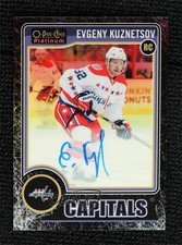2014-15 O-Pee-Chee Platinum Rookie Black Ice 22/99 Evgeny Kuznetsov Auto 0rb9