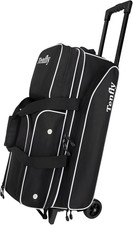 3 Bowling Ball Bags with Wheels - Roller Bowling Bag for 3 Balls  Accessories -