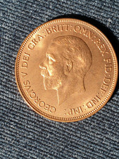 1931 George V UNC  One Penny Coin