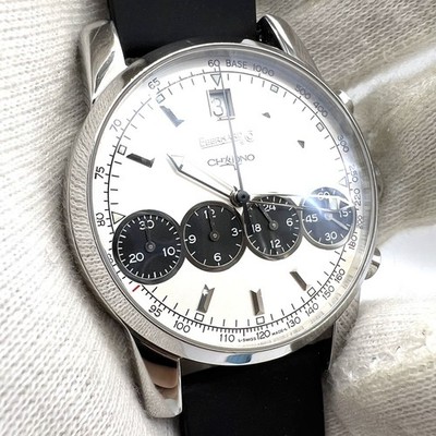 Eberhard & Co. Uhr Chrono 4 Ref. 31041 Weiß 40mm Panda Automatik