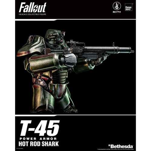 Three Zero FigZero - Fallout - T-45 Hot Rod Shark Power Armor 1/6 - Imagen 5 de 11