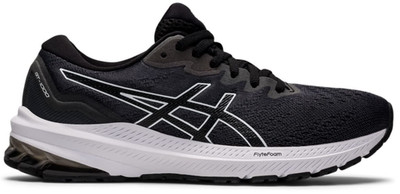 ASICS Women's GT-1000 11 Running Shoe, US 8-WIDE , Black/white, MSRP $130