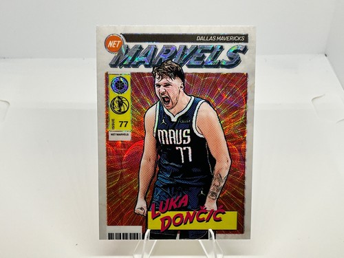 Luka Doncic #16 2023 Panini Hoops Premium Stock Retro Net Marvels card