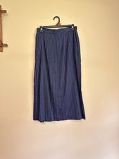 Vintage Midi skirt blue stripe size 10