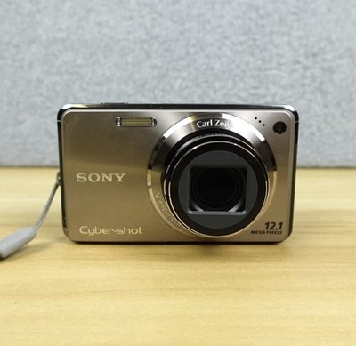 Sony Cyber-Shot DSC-W290 12.1MP Digital Camera Silver No Charger Tested