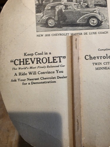 🔥 Oldtimer 1935 Chevrolet Minneapolis MN Händler Promo Werbung - Bild 2 von 6